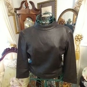 BEAUTIFUL Ladies Leather Blouse